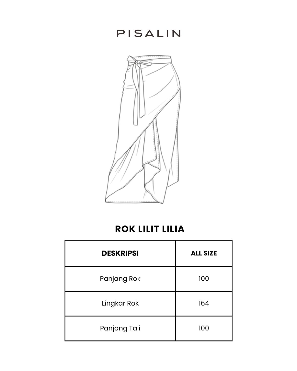 Pisalin x Rumah Atsiri Indonesia Ruang Aroma - Rok Lilit Lilia