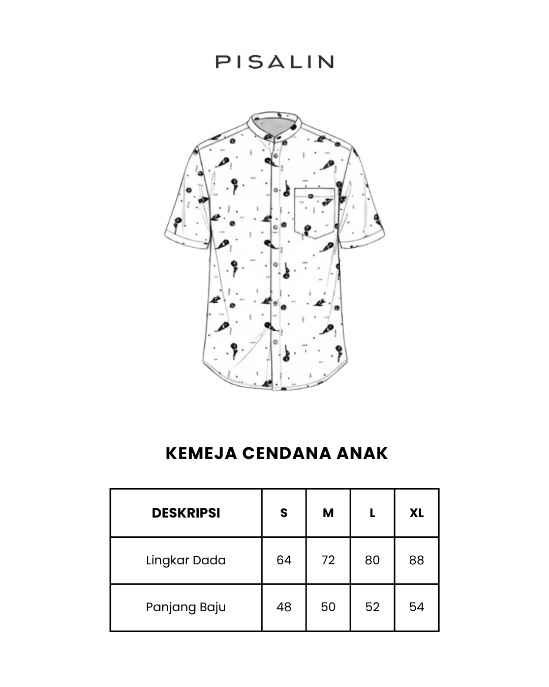 Pisalin Kids - Kemeja  Cendana