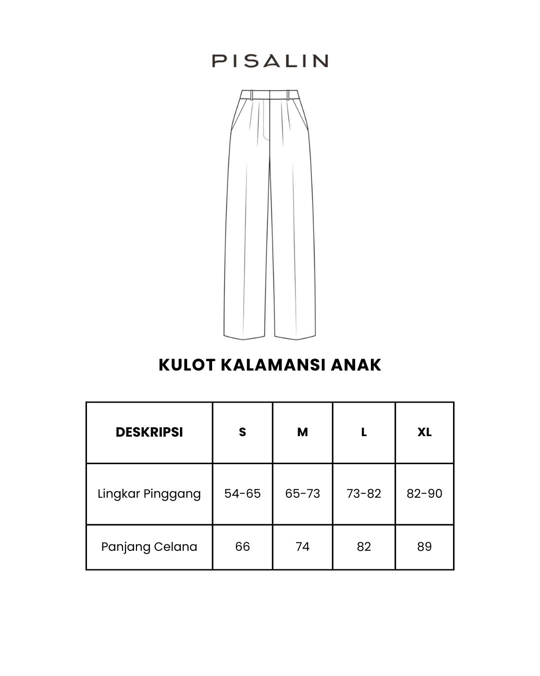 Pisalin Kids Kulot Kalamansi